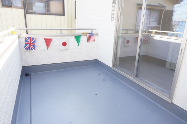 草加市瀬崎、新築一戸建てのバルコニー画像です