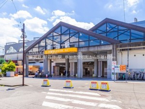 草加市金明町、新築一戸建ての駅画像です