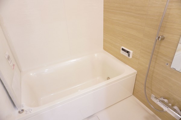 草加市瀬崎、マンションの風呂画像です