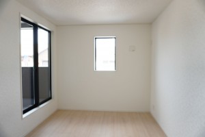 草加市長栄、新築一戸建ての寝室画像です