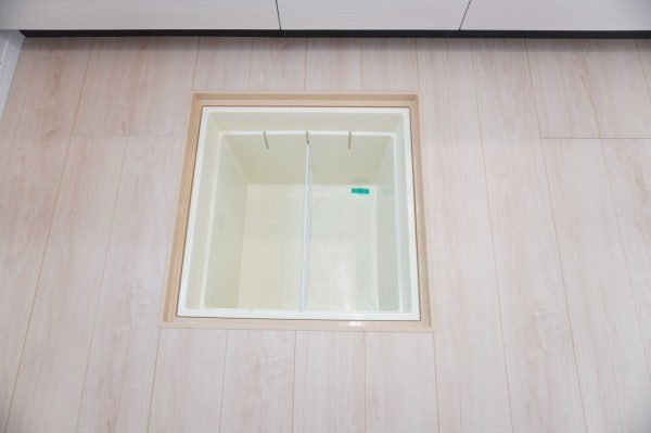 草加市長栄、新築一戸建てのキッチン画像です