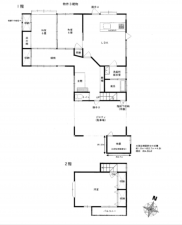 宮崎市田野町甲、中古一戸建ての間取り画像です