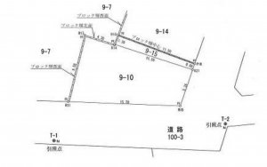 宮崎市恒久、土地の間取り画像です