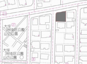 宮崎市花山手西、土地の画像です