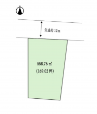 宮崎市佐土原町西上那珂、土地の画像です
