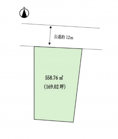 宮崎市佐土原町西上那珂、土地の画像です