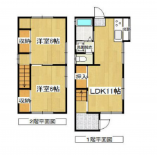 宮崎市佐土原町下田島、中古一戸建ての間取り画像です