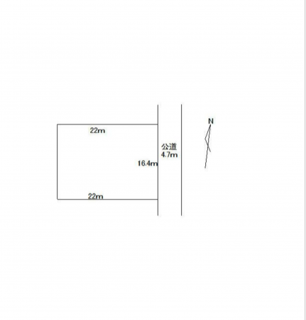 宮崎市阿波岐原町、土地の画像です