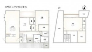 宮崎市学園木花台桜、中古一戸建ての間取り画像です