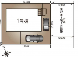宮崎市恒久、新築一戸建ての画像です