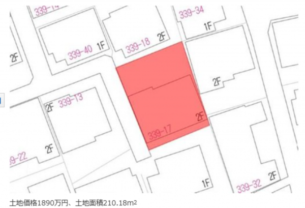 宮崎市下原町、土地の画像です