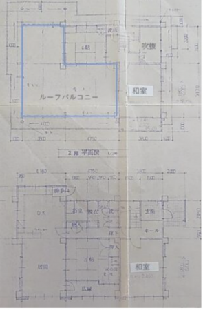 宮崎市月見ケ丘、中古一戸建ての間取り画像です