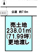 宮崎市大淀、土地の間取り画像です
