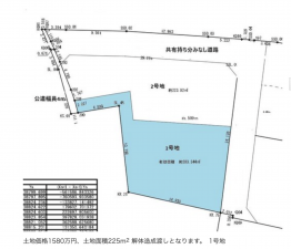 宮崎市大坪東、土地の画像です