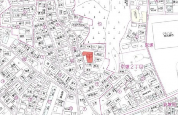 宮崎市大坪東、土地の画像です