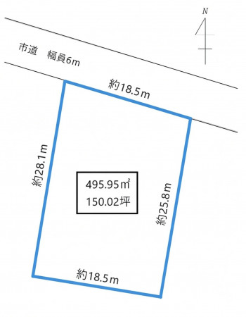 宮崎市恒久、中古一戸建ての間取り画像です