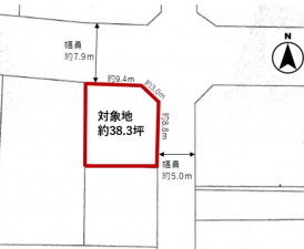 宮崎市潮見町、土地の画像です