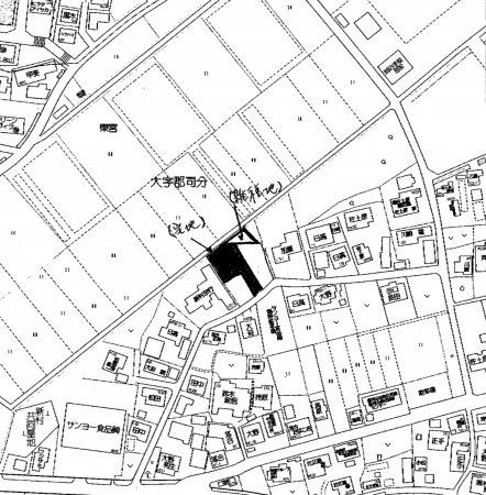 宮崎市郡司分、土地の画像です