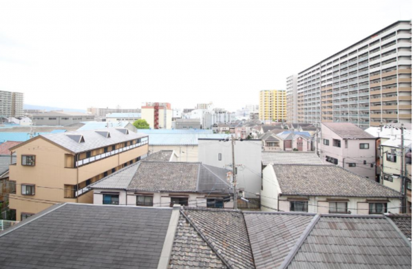 大阪市鶴見区横堤、マンションのバルコニー画像です