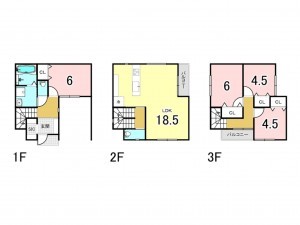 大阪市鶴見区安田、土地の間取り画像です