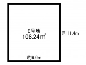 大東市諸福、土地の間取り画像です