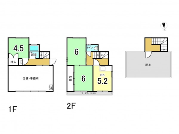 大東市御領、中古一戸建ての間取り画像です