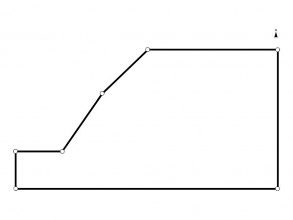 大阪市鶴見区安田、土地の間取り画像です
