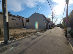 大東市中楠の里町、土地の画像です