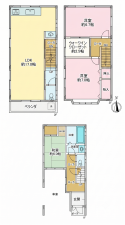 大阪市鶴見区放出東、中古一戸建ての間取り画像です
