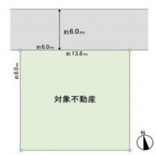 仙台市青葉区川平、土地の間取り画像です