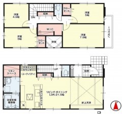 仙台市泉区南光台、新築一戸建ての画像です