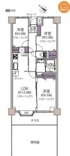 仙台市泉区八乙女中央、マンションの間取り画像です