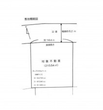 仙台市青葉区貝ケ森、土地の間取り画像です