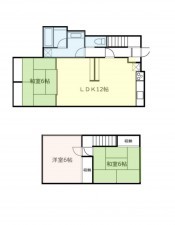 仙台市青葉区、中古一戸建ての間取り画像です