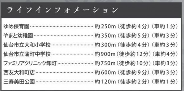 仙台市若林区、新築一戸建ての画像です