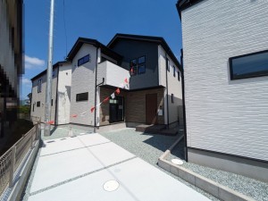 仙台市宮城野区、新築一戸建ての間取り画像です