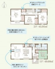 仙台市泉区南光台、新築一戸建ての画像です