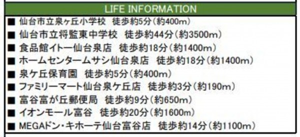 仙台市泉区泉ケ丘、新築一戸建ての画像です