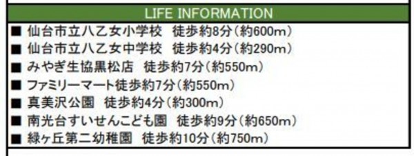 仙台市泉区南光台、新築一戸建ての画像です