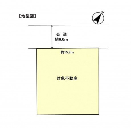 仙台市泉区加茂、土地の間取り画像です