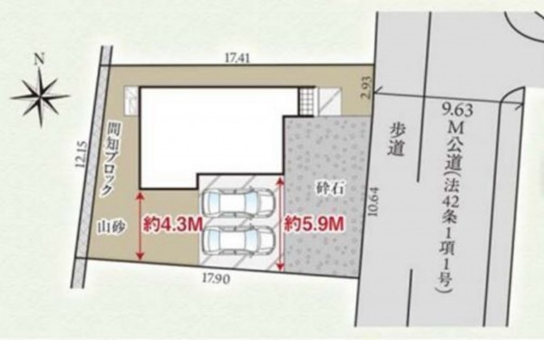 仙台市青葉区川平、新築一戸建ての画像です