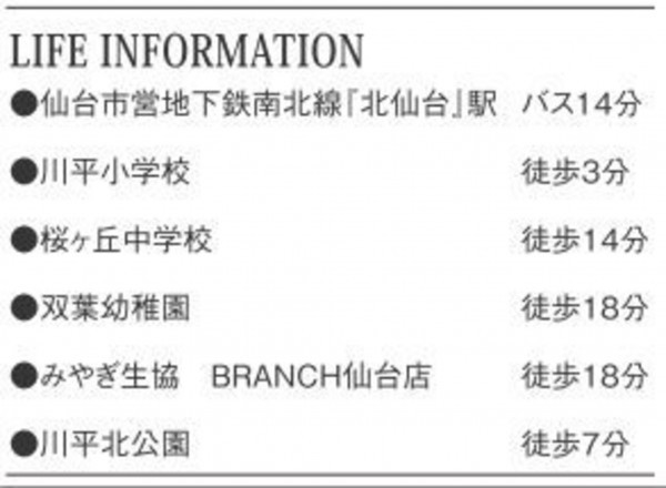 仙台市青葉区川平、新築一戸建ての画像です