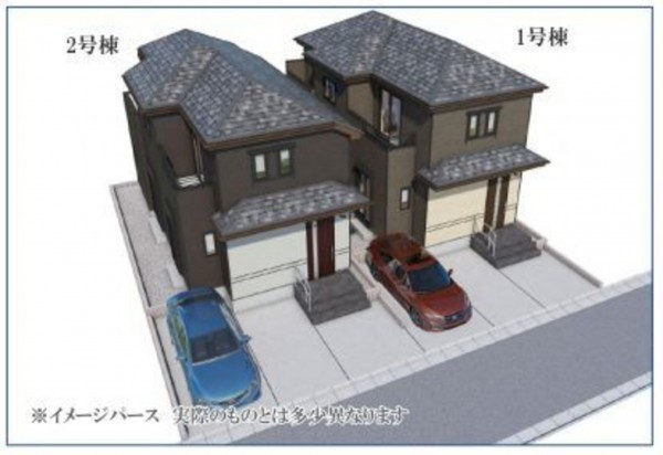 仙台市青葉区落合、新築一戸建ての間取り画像です