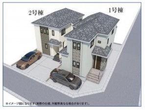 仙台市青葉区旭ケ丘、新築一戸建ての間取り画像です