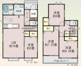 仙台市青葉区、新築一戸建ての画像です