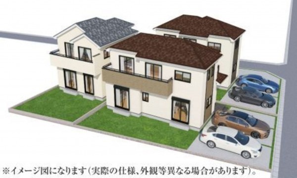 仙台市青葉区、新築一戸建ての画像です