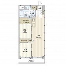 仙台市青葉区、マンションの間取り画像です