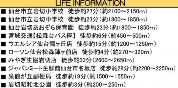仙台市宮城野区岩切、新築一戸建ての画像です
