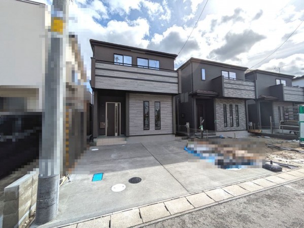 仙台市若林区、新築一戸建ての間取り画像です