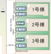 仙台市若林区、新築一戸建ての画像です